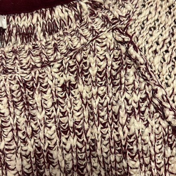 Paige size 26 skinny jeans, deep burgundy, EUC; bonus Cardigan and pullover - Picture 6 of 6